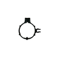 DJI Agras T100 Landing Gear Cable Clamp 2